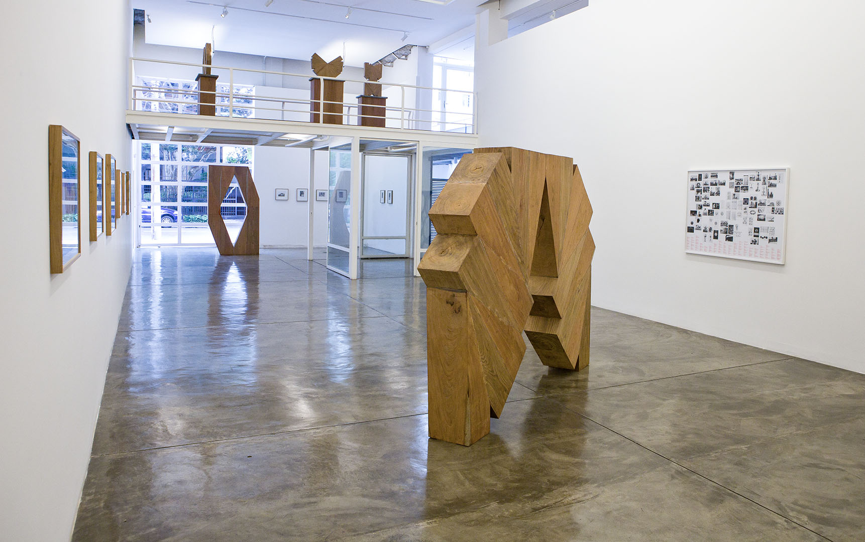 Contemporary gallery installation view